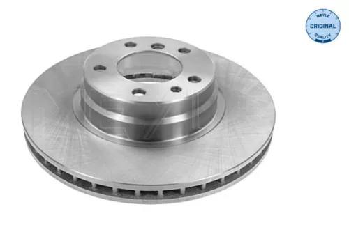 2x Meyle Front Vented Brake Discs Pair For Bmw 7 Series