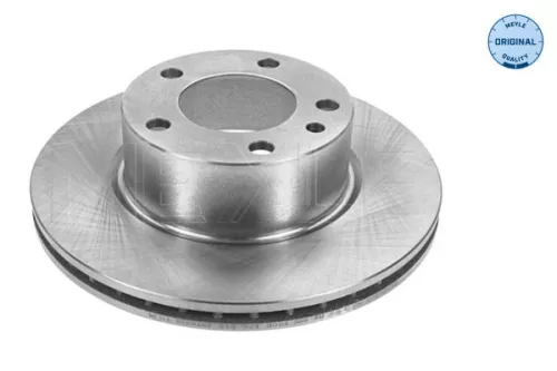 2x Meyle Front Vented Brake Discs Pair For Bmw 5 Series