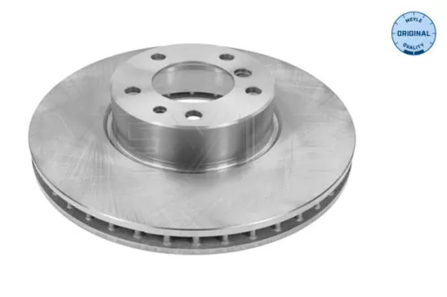 2x Meyle Front Vented Brake Discs Pair For Bmw 5 Series