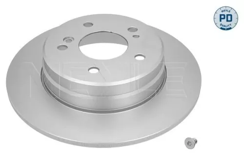 2x Meyle Pd Rear Vented Brake Discs Pair For Bmw 5 6 Series