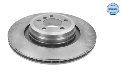 2x Meyle Rear Vented Brake Discs Pair For Bmw 7 Series