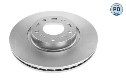 2x Meyle Pd Front Vented Brake Discs Pair For Mazda 3 5