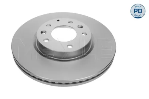 2x Meyle Pd Front Vented Brake Discs Pair For Mazda 6