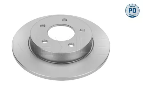 2x Meyle Pd Rear Solid Brake Discs Pair For Mazda 3