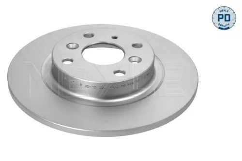 2x Meyle Pd Rear Solid Brake Discs Pair For Mazda 2 Mx-5 Mx-5 Rf