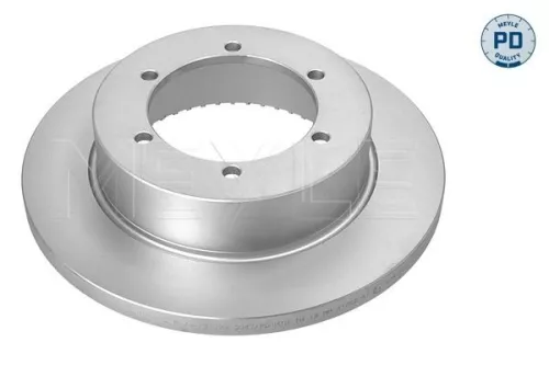 2x Meyle Pd Rear Solid Brake Discs Pair For Nissan Cabstar Nt400 Cabstar