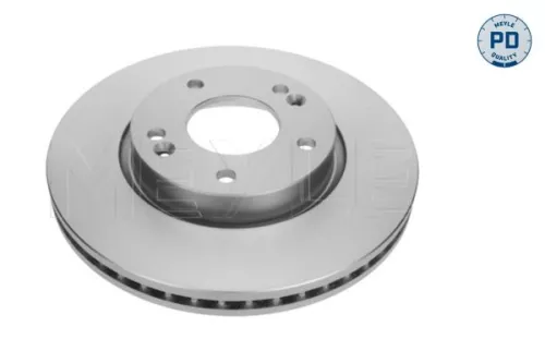 2x Meyle Pd Front Vented Brake Discs Pair For Hyundai Kia Carens Coupe I30 Ix20 