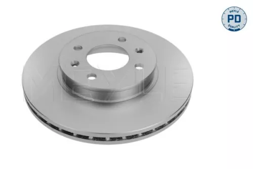 2x Meyle Pd Front Vented Brake Discs Pair For Hyundai Kia Accent I20 Rio