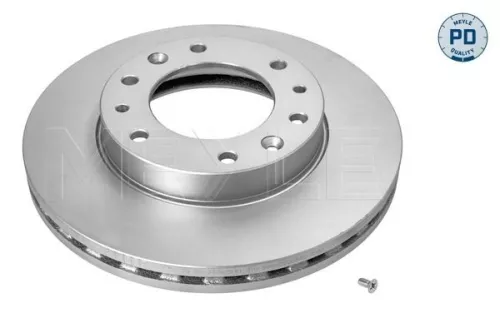 2x Meyle Pd Front Vented Brake Discs Pair For Hyundai H350