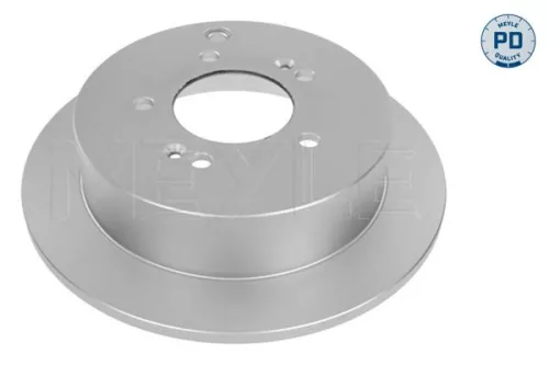 2x Meyle Pd Rear Solid Brake Discs Pair For Hyundai Kia Highway Van Ix35 Santa F