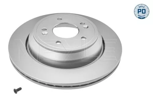 2x Meyle Pd Rear Vented Brake Discs Pair For Hyundai Genesis