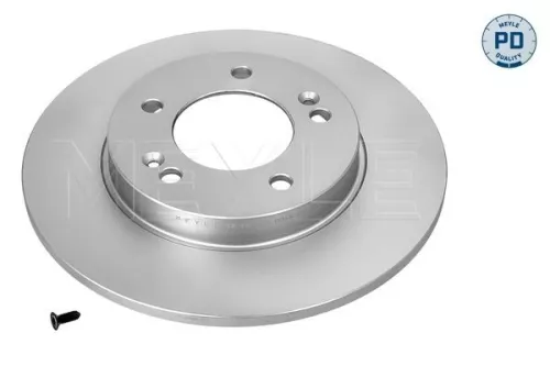 2x Meyle Pd Rear Solid Brake Discs Pair For Hyundai Kia Ceed I30 Proceed Xceed