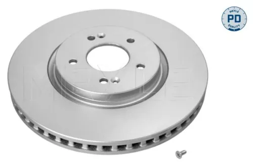 2x Meyle Pd Front Vented Brake Discs Pair For Hyundai Kia Sportage Tucson