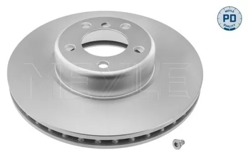 2x Meyle Pd Front Vented Brake Discs Pair For Bmw 1 2 3 4 Series