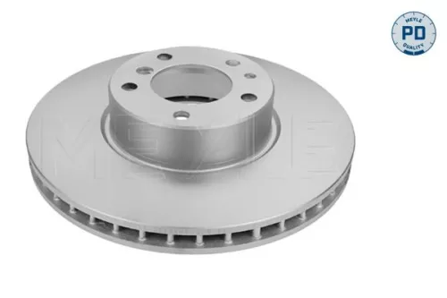 2x Meyle Pd Front Vented Brake Discs Pair For Bmw 5 Series