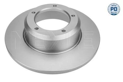 2x Meyle Pd Front Solid Brake Discs Pair For Land Rover Defender Discovery