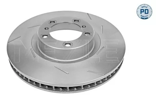 Meyle Front Right Slotted Brake Disc For Porsche Panamera
