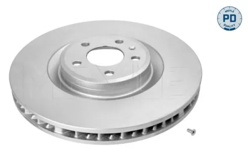 Meyle Front Left Slotted Brake Disc For Porsche Macan