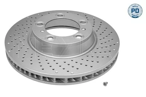 Meyle Front Right Perforated/vented Brake Disc For Porsche 718 Boxster 718 Cayma