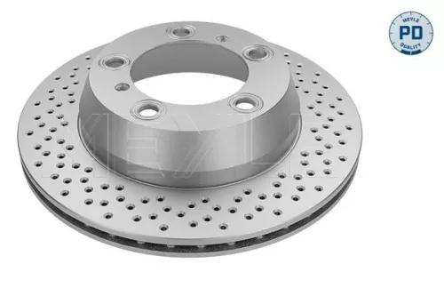 2x Meyle Pd Rear Perforated/vented Brake Discs Pair For Porsche 718 Boxster 718 