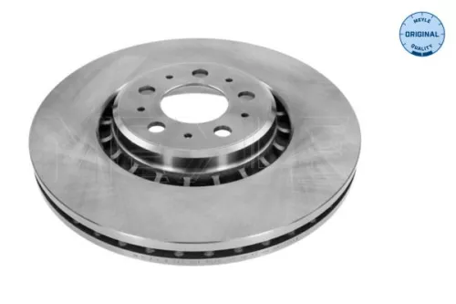 2x Meyle Front Vented Brake Discs Pair For Volvo Xc90