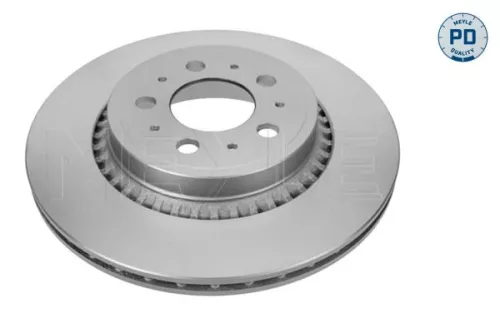 2x Meyle Pd Rear Vented Brake Discs Pair For Volvo Xc90