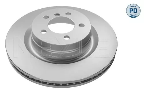 2x Meyle Pd Front Vented Brake Discs Pair For Land Rover Range Rover