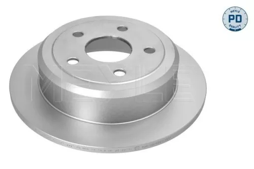 2x Meyle Pd Rear Solid Brake Discs Pair For Jeep Wrangler