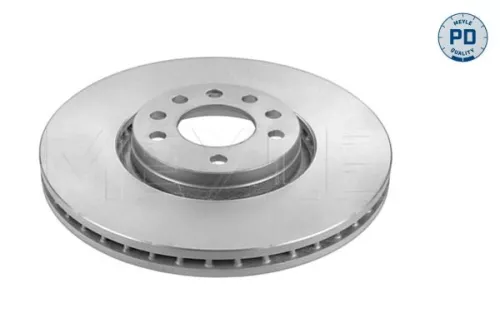 2x Meyle Pd Front Vented Brake Discs Pair For Cadillac Opel Saab Vauxhall 9-3 9-