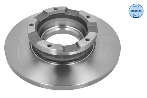 2x Meyle Rear Solid Brake Discs Pair For Ford Tourneo Custom Transit