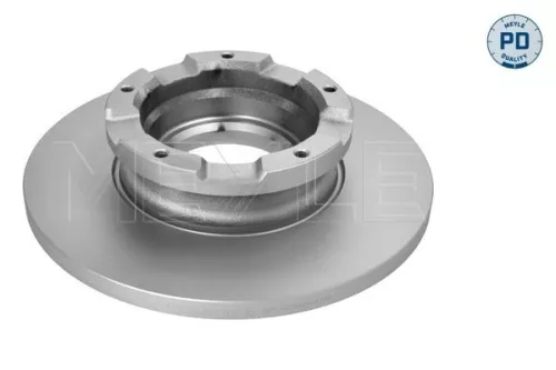 2x Meyle Pd Rear Solid Brake Discs Pair For Ford Tourneo Custom Transit