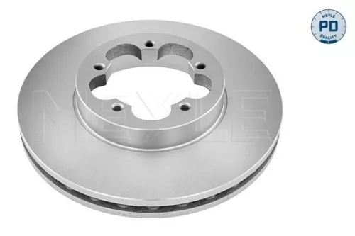 2x Meyle Pd Front Vented Brake Discs Pair For Ford Transit Tourneo