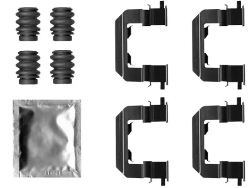 Mintex Front Brake Pad Fitting Kit For Kia Carens                               
