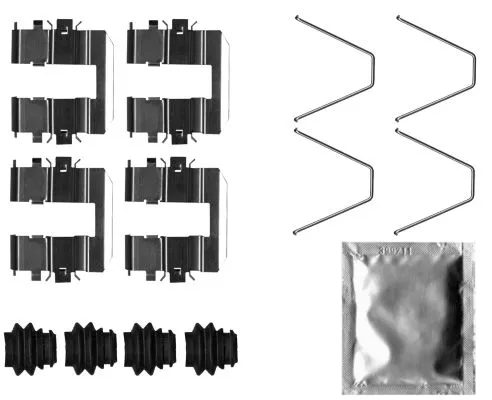 Mintex Rear Brake Pad Fitting Kit For Hyundai Hyundai (Beijing) Kia Sportage, Tu