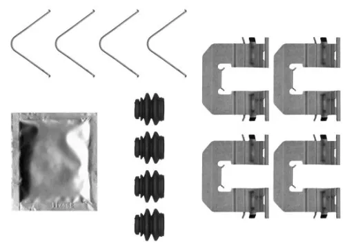 Mintex Rear Brake Pad Fitting Kit For Hyundai Santa Fé                          