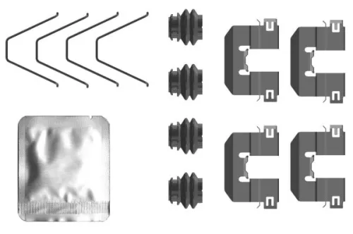 Mintex Rear Brake Pad Fitting Kit For Kia Picanto                               