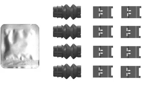 Mintex Front Brake Pad Fitting Kit For Mercedes(Bbdc) A-class, B-class, Cla, Gla