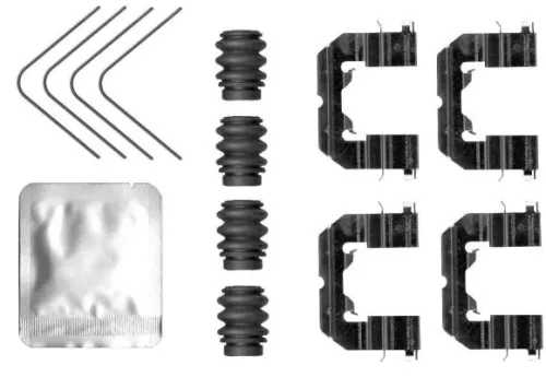 Mintex Front Brake Pad Fitting Kit For Hyundai Kia Accent, Rio, Solaris         