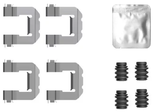 Mintex Rear Brake Pad Fitting Kit For Bmw Bmw (Brilliance) Toyota 2, 3, 3 Series