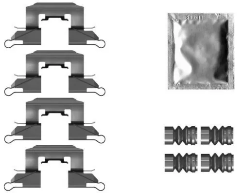 Mintex Front Brake Pad Fitting Kit For Suzuki Ignis                             