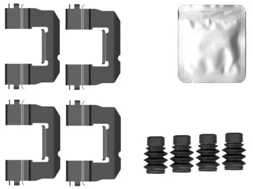 Mintex Front Brake Pad Fitting Kit For Opel Vauxhall Insignia, Mokka / Mokka X, 