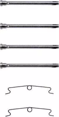 Mintex Front Brake Pad Fitting Kit For Citroën Dallas Peugeot 205, 305, 309, C15