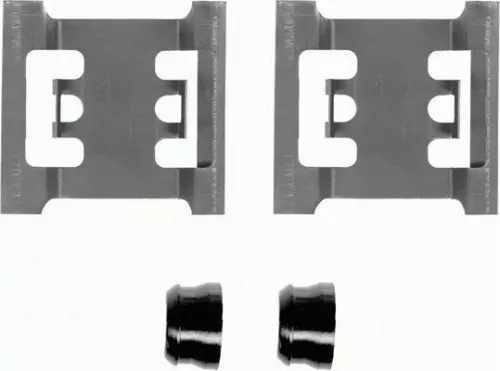 Mintex Front Brake Pad Fitting Kit For Ford Ford Australia Transit, Transit Tour