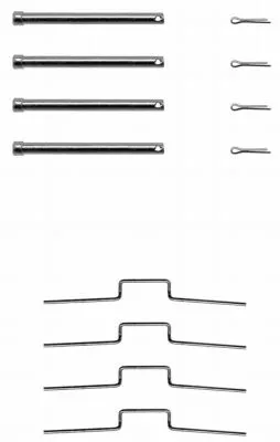 Mintex Front Brake Pad Fitting Kit For Land Rover 110/127, 90                   
