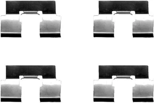 Mintex Front Brake Pad Fitting Kit For Mg Rover 200, 25, 400, 45, Coupe, Mg Zs  