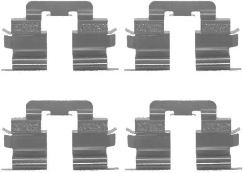 Mintex Front Brake Pad Fitting Kit For Mercedes A-class                         