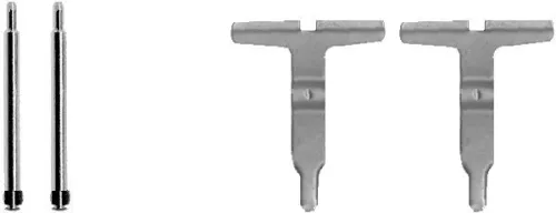 Mintex Rear Brake Pad Fitting Kit For Chrysler Mercedes C-class, Clc-class, Clk,