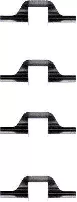 Mintex Rear Brake Pad Fitting Kit For Seat Vw Cordoba, Cordoba Vario, Corrado, G