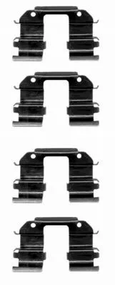 Mintex Front Brake Pad Fitting Kit For Chevrolet Daewoo Fso Pontiac Zaz Lanos, M
