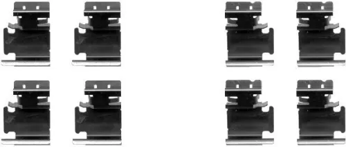 Mintex Front Rear Brake Pad Fitting Kit For Abarth Alfa Romeo Audi Byd Chrysler 